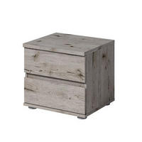 NACHTTISCHE Wellington Eiche 47/43/41 - Grau, Holzwerkstoff (47/43/41cm) - RAUMHIRSCH FURNITURE