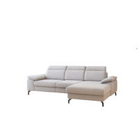 ECKSOFA Margit Mit Schlaffunktion - Hellgrau, Holzwerkstoff/Textil (276/184cm) - Fun Möbel
