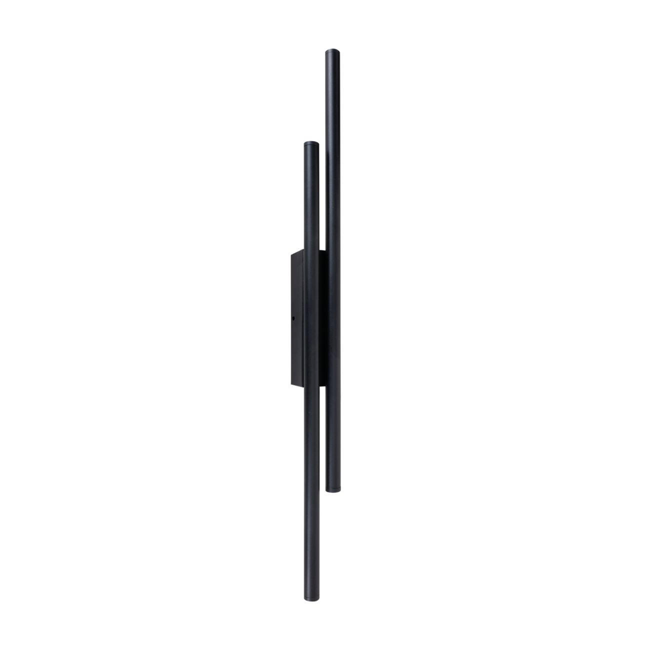 WANDLEUCHTE Gali, Schwarz, 70cm - Schwarz, Metall (6/70/5cm) - KOSILUM