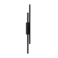 WANDLEUCHTE Gali, Schwarz, 70cm - Schwarz, Metall (6/70/5cm) - KOSILUM
