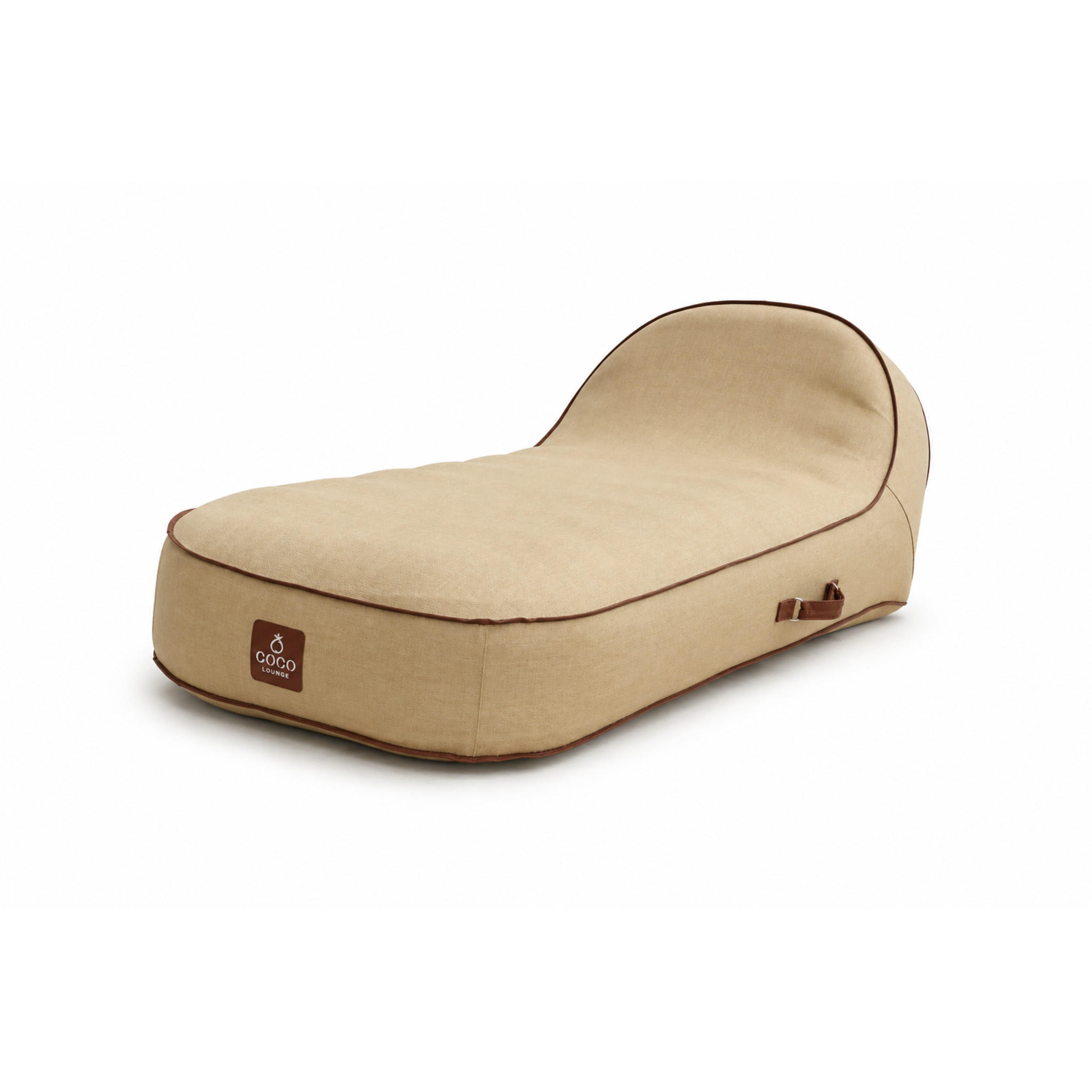 SONNENLIEGE PALMA Beige - Beige, Kunststoff/Textil (85/27/85cm) - Coco Lounge