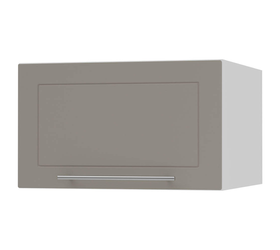 KLAPPHÄNGESCHRANK Kvantum W6B/50 Beige Matt / Weiß Matt 50 / 59 / 36cm - Beige/Weiß, Holz/Holzwerkstoff (50/36/59cm) - Feldmann-Wohnen