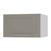 KLAPPHÄNGESCHRANK Kvantum W6B/50 Beige Matt / Weiß Matt 50 / 59 / 36cm - Beige/Weiß, Holz/Holzwerkstoff (50/36/59cm) - Feldmann-Wohnen
