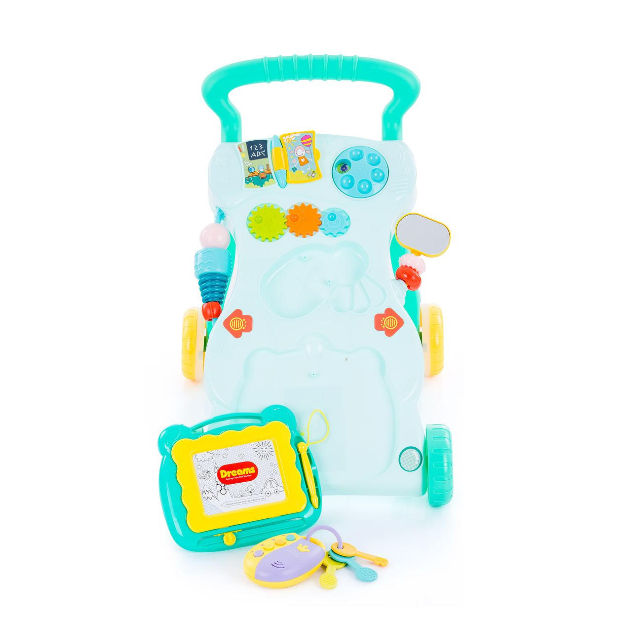 Thumbnail - Chipolino Laufhilfe, Grün, Kunststoff, 34x46x42 cm, unisex, Spielzeug, Babyspielzeug, Lauflernwagen