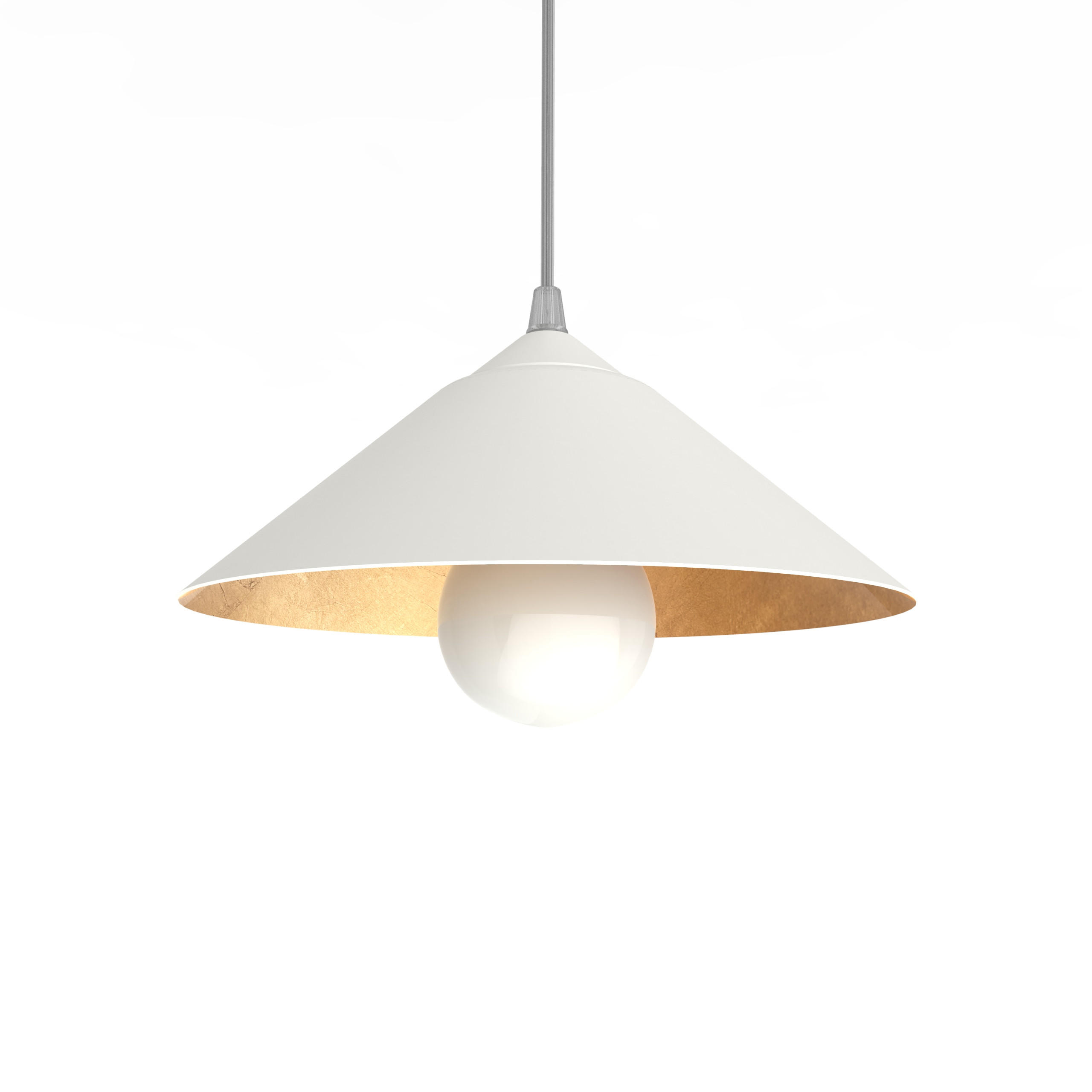 HÄNGELEUCHTE - Goldfarben, Metall (25/25/10cm) - Lumicom