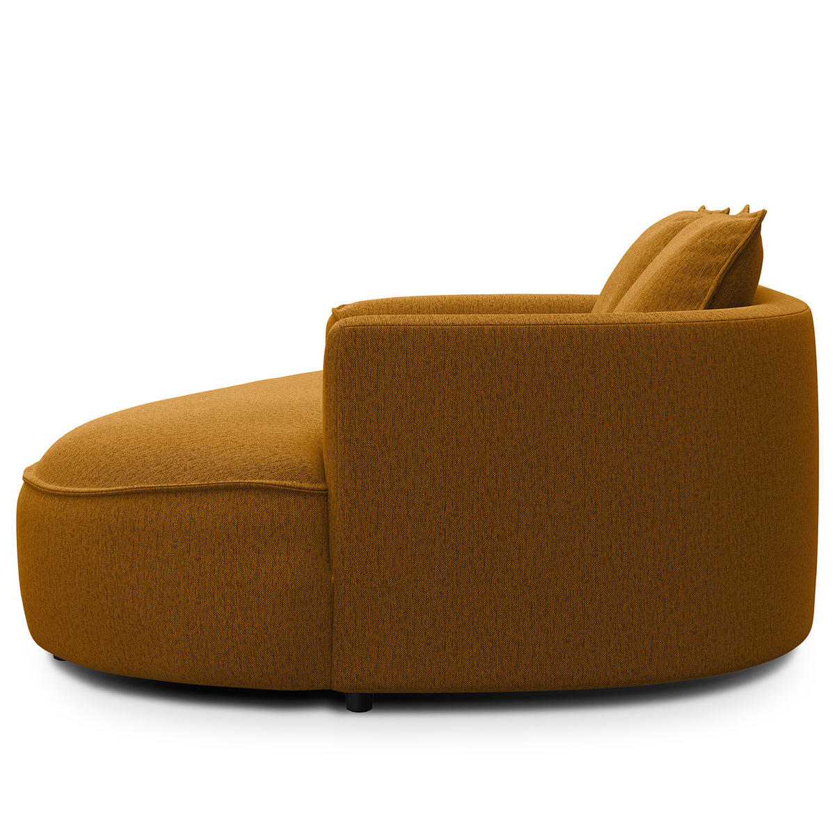 2,5-SITZER SOFA - Orange, Textil (217/82/156cm) - home24