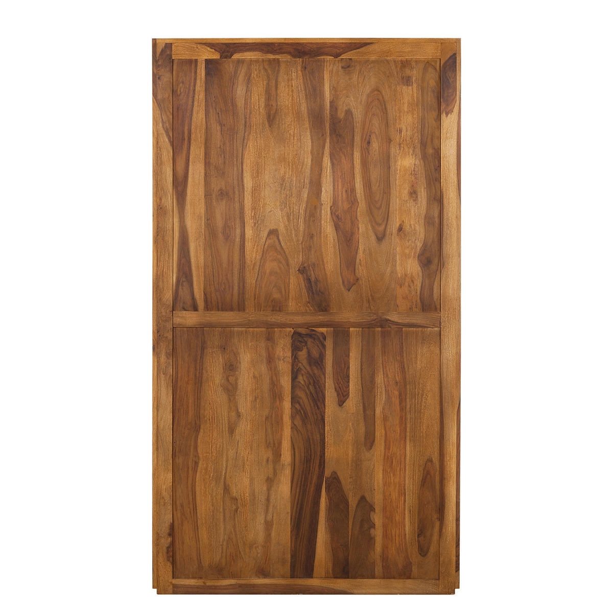 REGAL - Sheesham massiv - Sheeshamfarben, Holz (102/180/40cm) - home24
