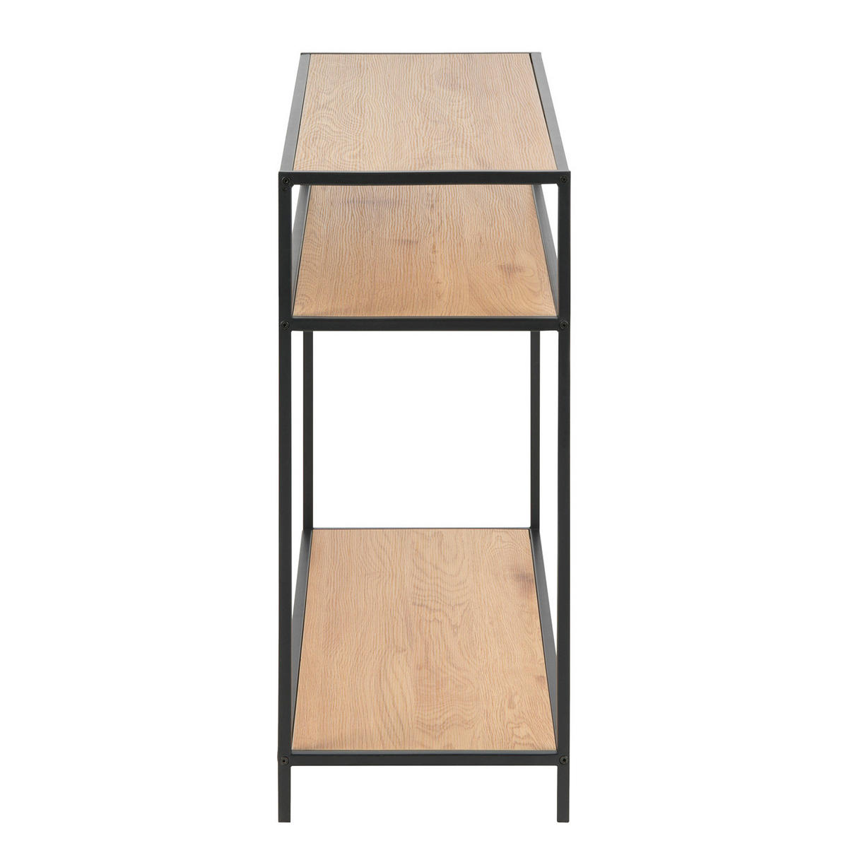 KONSOLENTISCH - Wildeiche, Holzwerkstoff/Metall (35/100/79cm) - home24