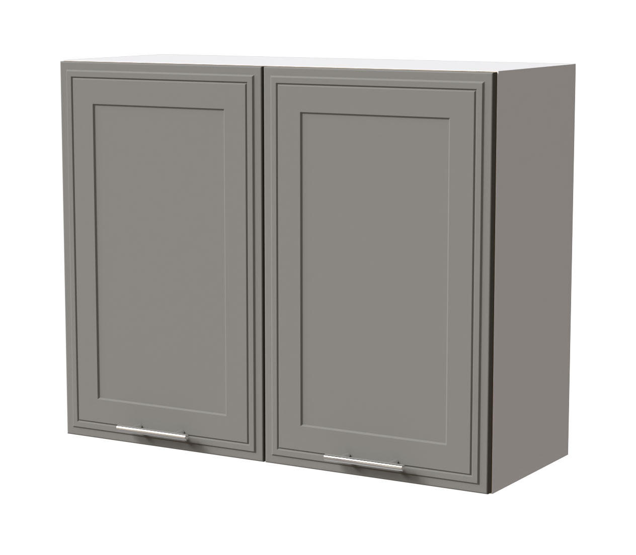 HÄNGESCHRANK Salo W3/90 Weiß / Dust Grey Matt 90 / 32,5 / 72cm - Weiß/Grau, Holz/Holzwerkstoff (90/72/32.5cm) - Feldmann-Wohnen
