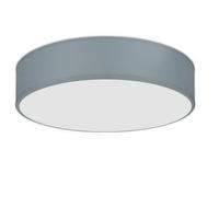 LED-DECKENLEUCHTE Kelsar 38.0/38.0/10.5 cm - Schwarz, Textil (38/38/10.5cm) - ZMH