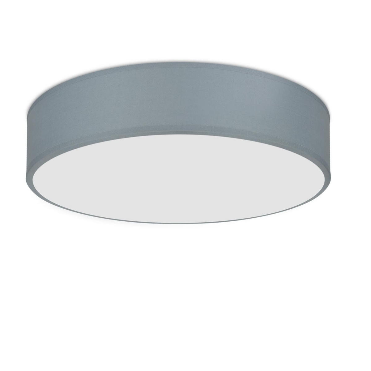 LED-DECKENLEUCHTE Kelsar 38.0/38.0/10.5 cm - Schwarz, Textil (38/38/10.5cm) - ZMH