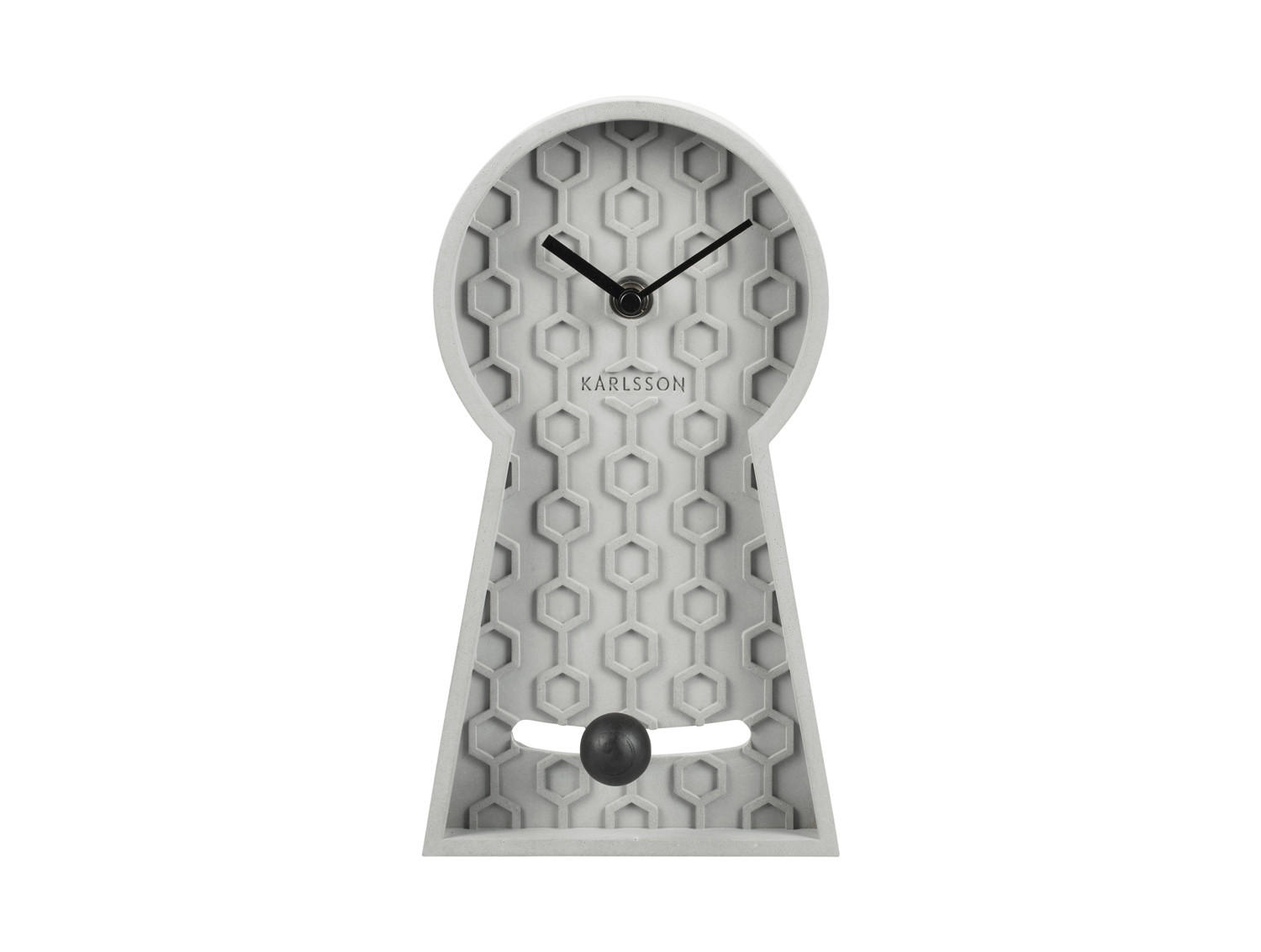 TISCHUHR Honeycomb Grau 25/14/25 cm - Hellgrau, Stein (14/25/25cm) - Karlsson