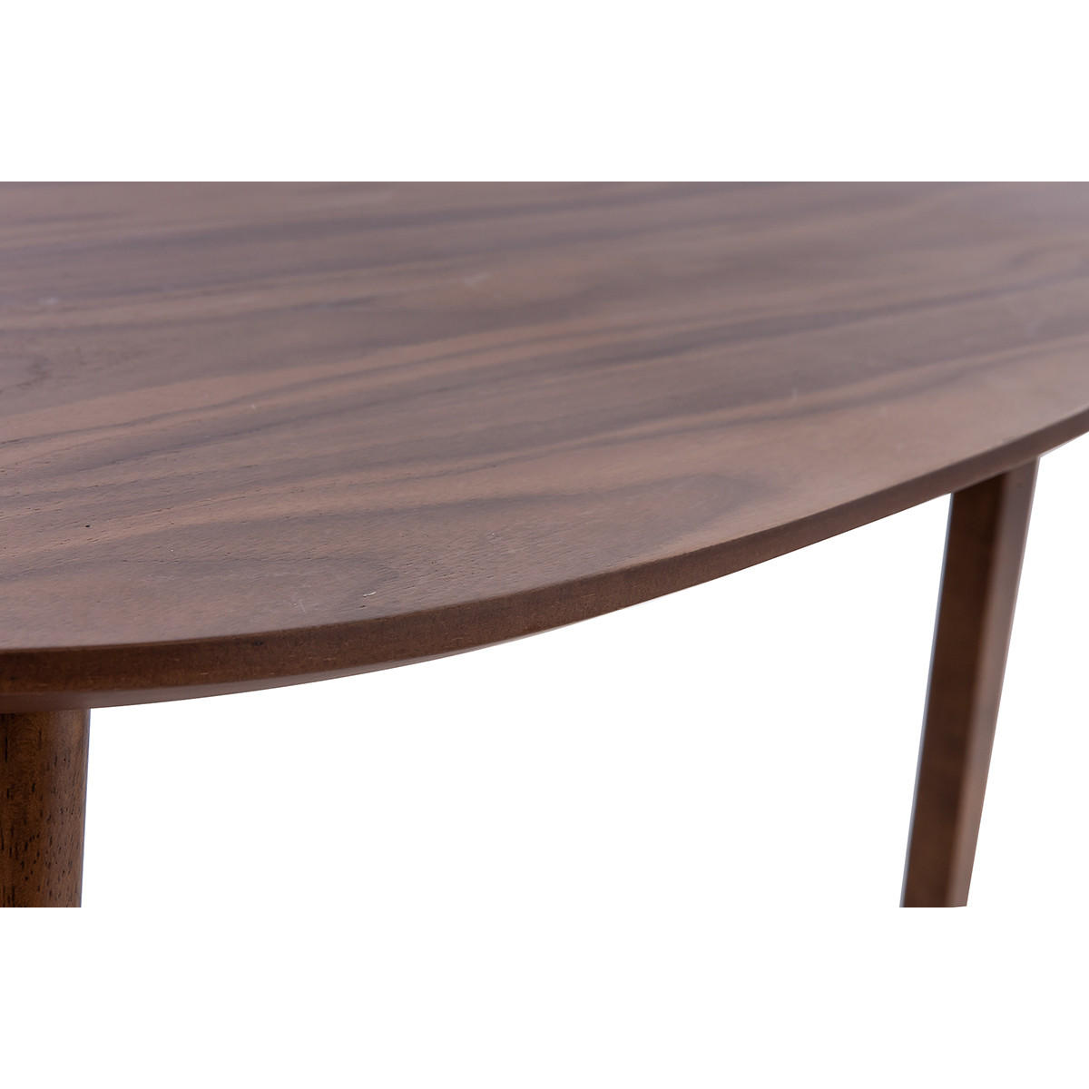 COUCHTISCH 2er-Set Nussbaumholz ARTIK - Walnussfarben, Holz (100/50/40.5cm) - Miliboo