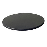 TISCHDECKE rund 60 cm Schwarz - Schwarz, Textil (60/60/1.5cm)
