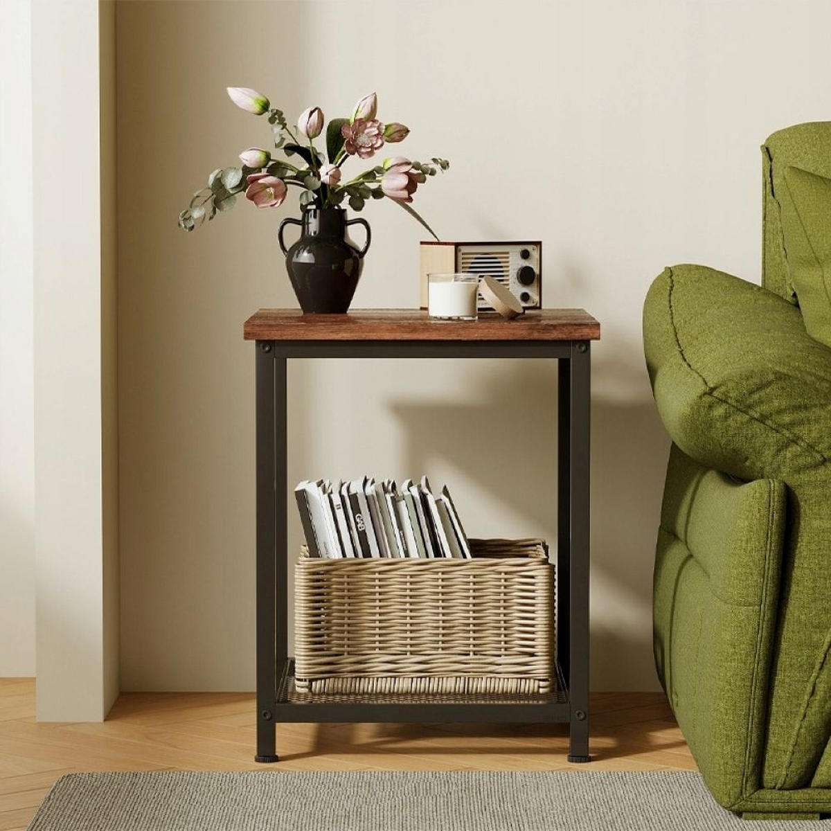 COUCHTISCH, braun 45/55/45 cm - Braun, Holzwerkstoff (50/61/7cm)