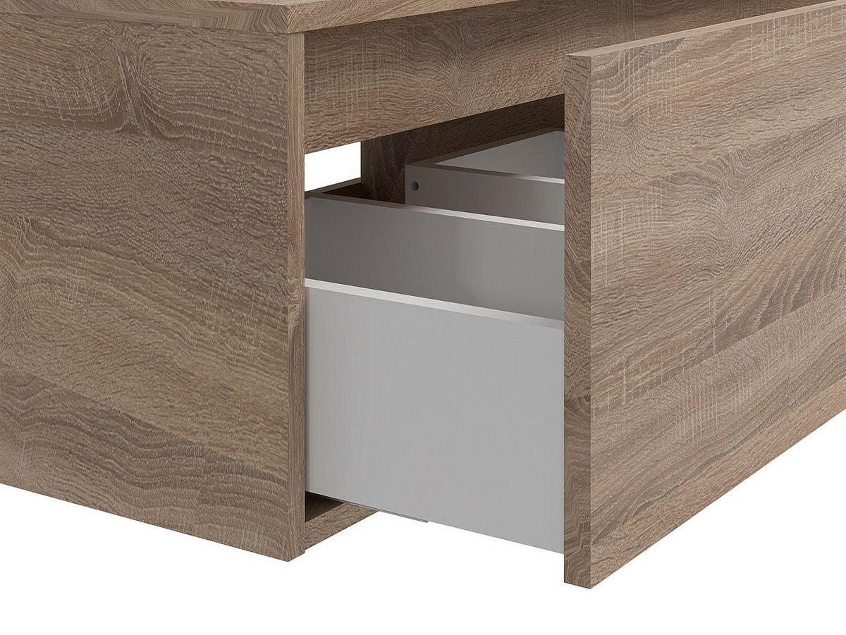 WASCHBECKENUNTERSCHRANK - 150cm x 47cm - Holzspan - naturfarben hell - ISAURE - Naturfarben, Holz (150/32/47cm) - Vente-Unique