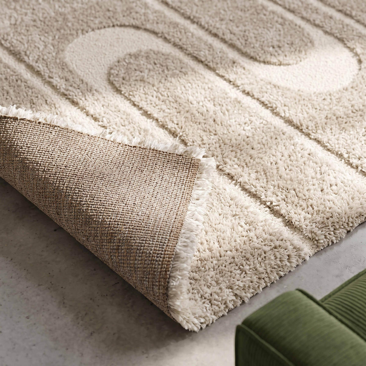 TEPPICH, Taupe - Taupe, Textil (160/230cm) - Oviala