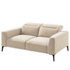 2-SITZER SOFA - Beige/Schwarz, Textil/Metall (170/73/107cm) - home24