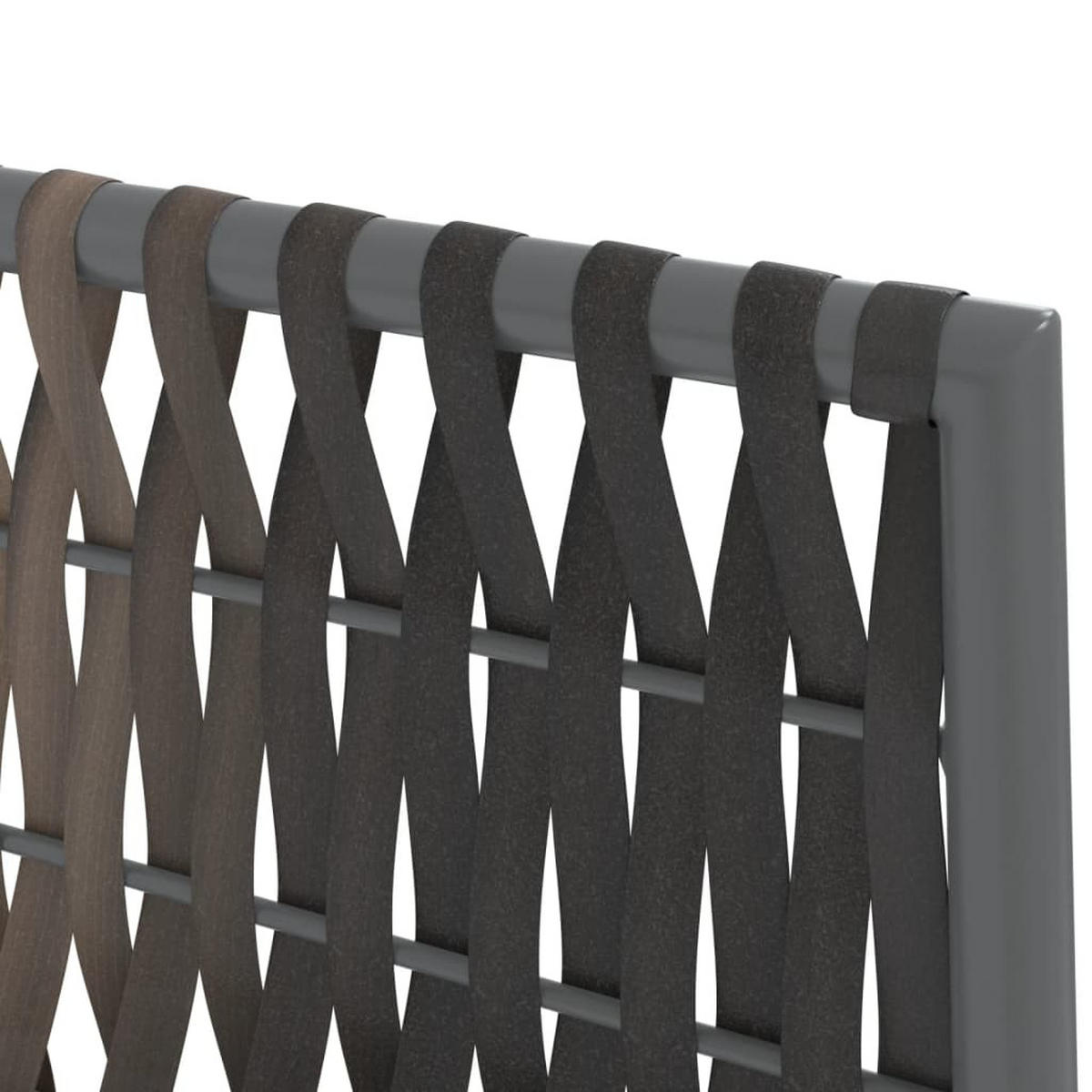 GARTEN-ESSGRUPPE 7-teilig Mit Kissen Poly Rattan Und Stahl - Braun, Kunststoff - vidaXL