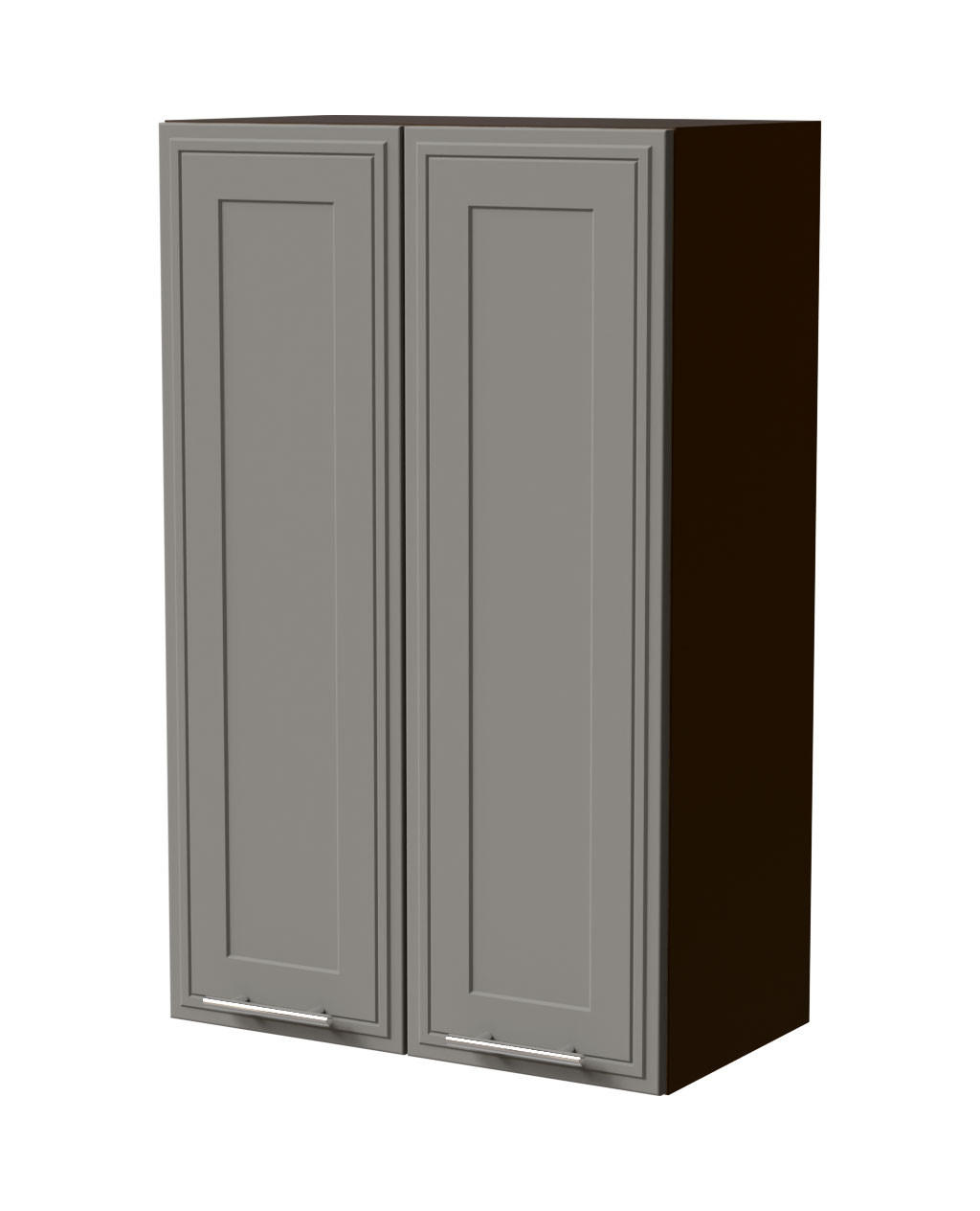 HÄNGESCHRANK Salo W4/60 Lava / Dust Grey Matt 60 / 32,5 / 96cm - Dunkelgrau/Grau, Holz/Holzwerkstoff (60/96/32.5cm) - Feldmann-Wohnen