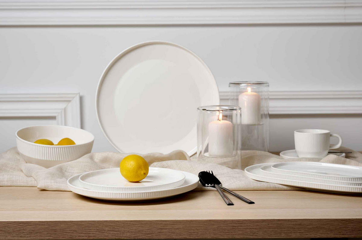 KOMBISERVICE Kelly weiß 24er Set - Weiß, Keramik (1/1/1cm) - Ritzenhoff Breker