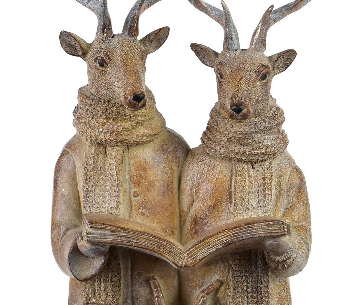DEKORATIONSFIGUR Santa Lila Braun Kunststoff - Braun, Kunststoff (13/43/16cm) - Mondex