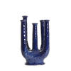 VAZE Leonjo Blau 24/18/36 cm - Blau, Keramik (36cm) - Light & Living