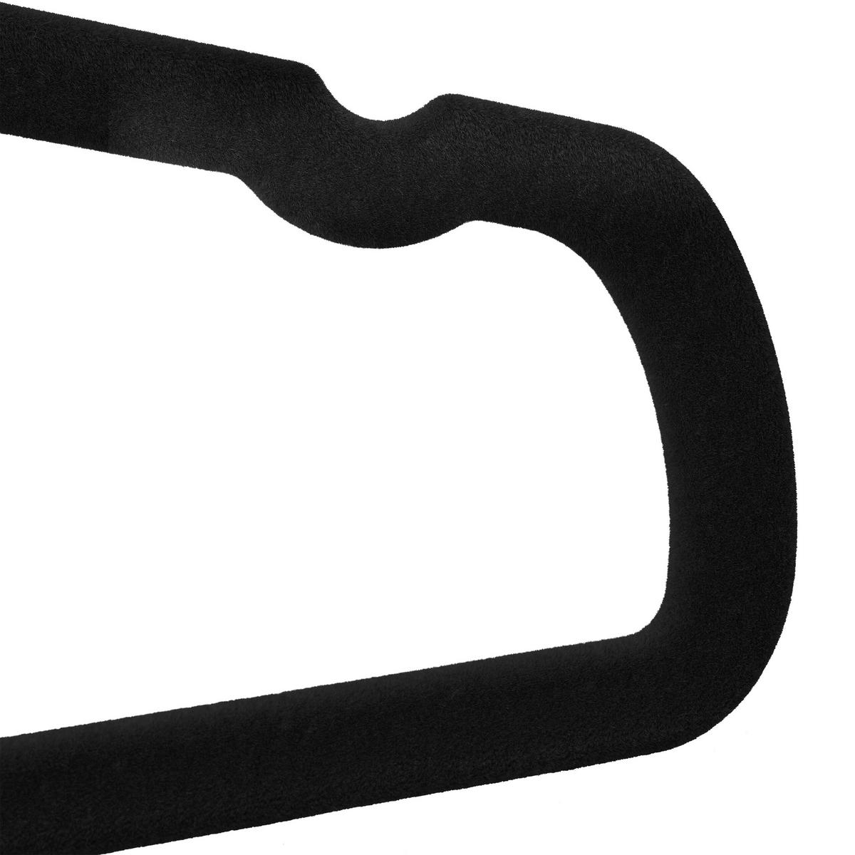 50XVEŠIAKOV na oblečenie - čierna, kov/textil (0.5cm) - Relaxdays