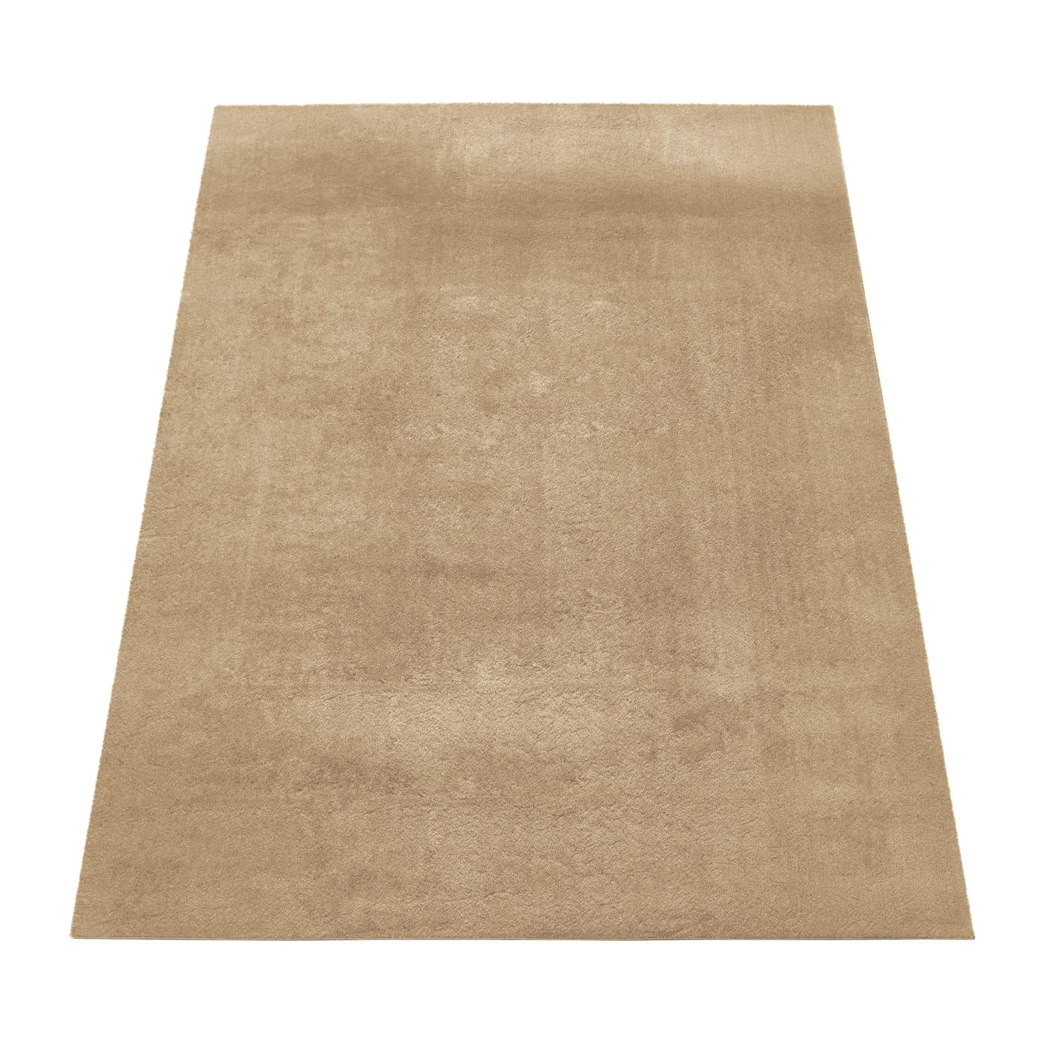 TEPPICH Kurzflor waschbar Unifarben Wohnzimmer schmutzabweisend Natur Rechteckig 140x200 - Naturfarben, Textil (140/200cm) - KADIMA DESIGN