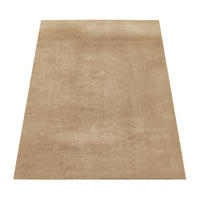 TEPPICH Kurzflor waschbar Unifarben Wohnzimmer schmutzabweisend Natur Rechteckig 200x280 - Naturfarben, Textil (200/280cm) - KADIMA DESIGN