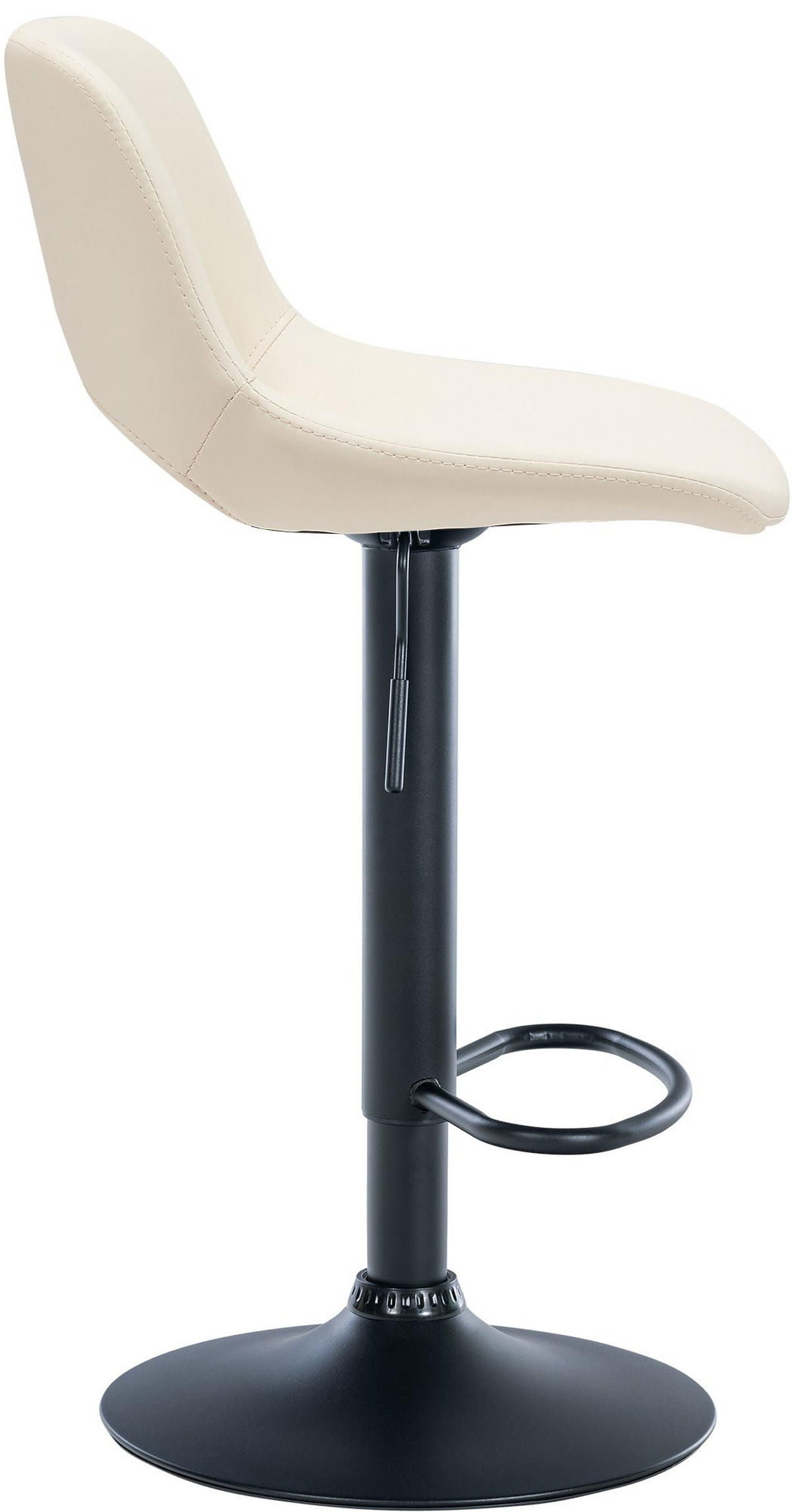 BARHOCKER Lederlook creme - Creme, Textil (42/86/46cm) - CLP