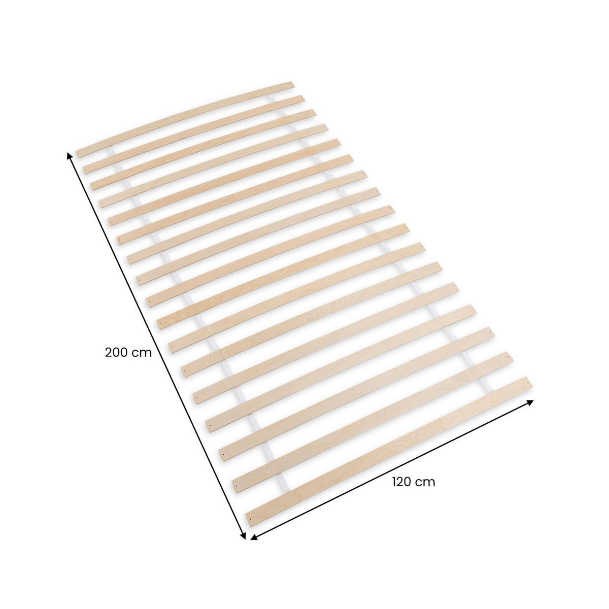 LATTENROST PASIA 120x190 cm natur - Naturfarben, Holz (120/190cm) - IDIMEX
