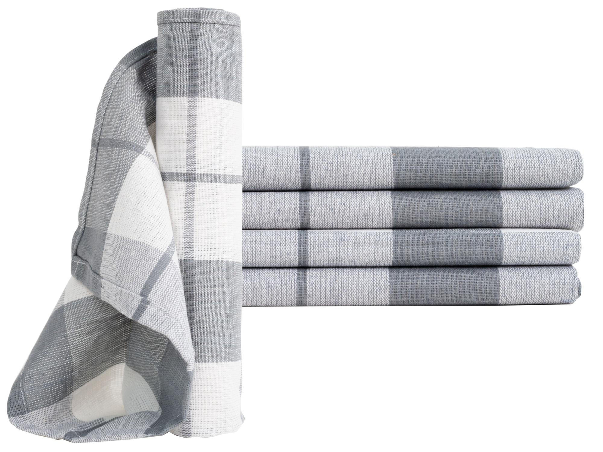 GESCHIRRTÜCHER 50x70 cm im 8er Set aus 100% Baumwolle, Küchentücher Grau - Grau, Textil (50/70cm) - Carpe Sonno