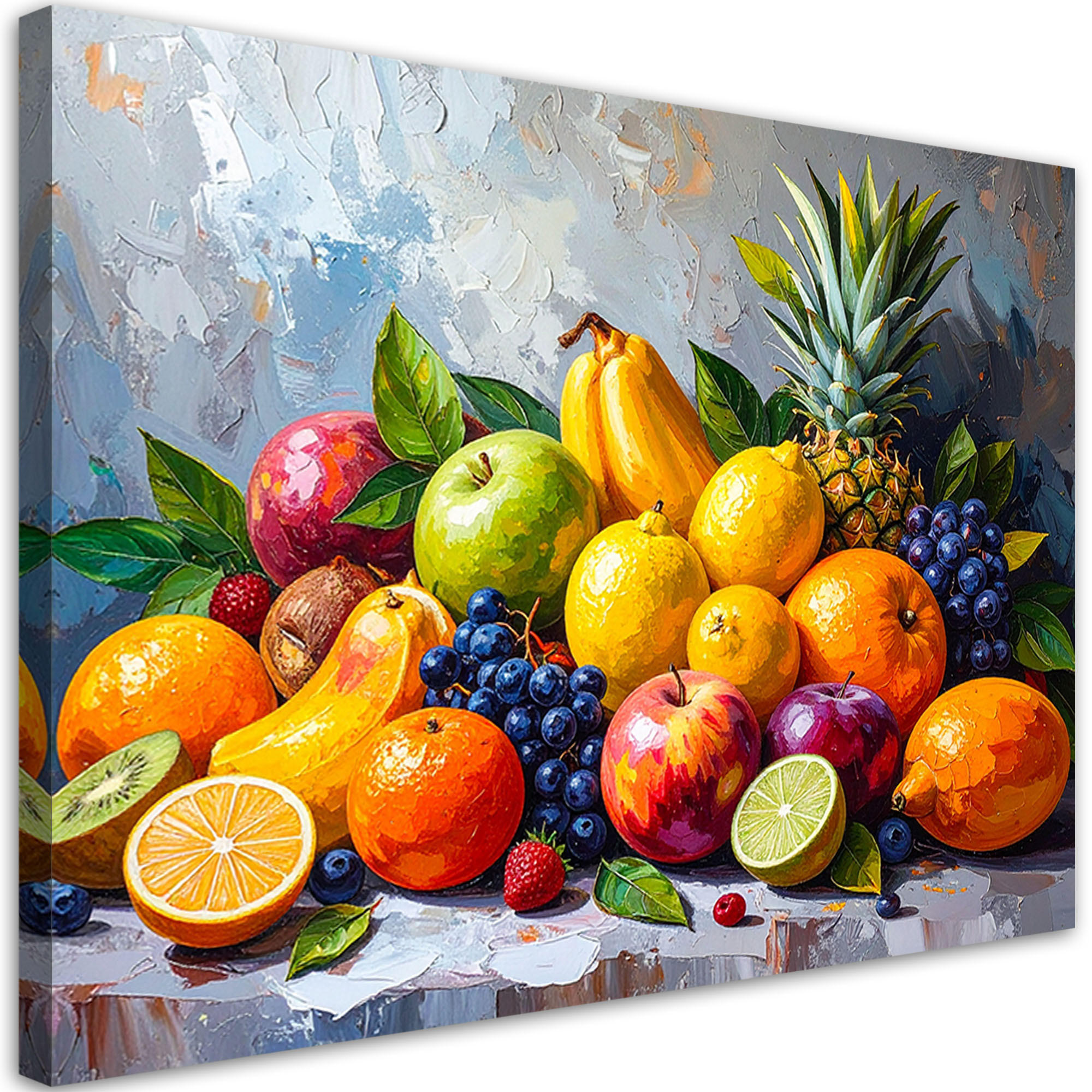 Feeby Leinwandbild Mehrfarbig 120x80 cm