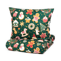 BETTWÄSCHE Grinchy Mikrofaser 220/200 cm - Multicolor, Textil (220/200cm) - Homla