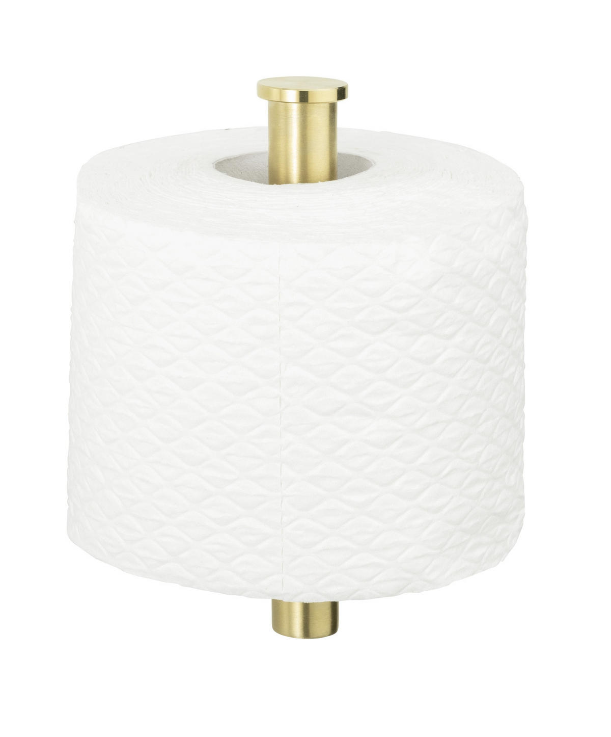 TOILETTENPAPIERHALTER Turbo - Loc Orea Shine 7/16/4,5 cm - Goldfarben, Metall (16/4.5/7cm) - Wenko