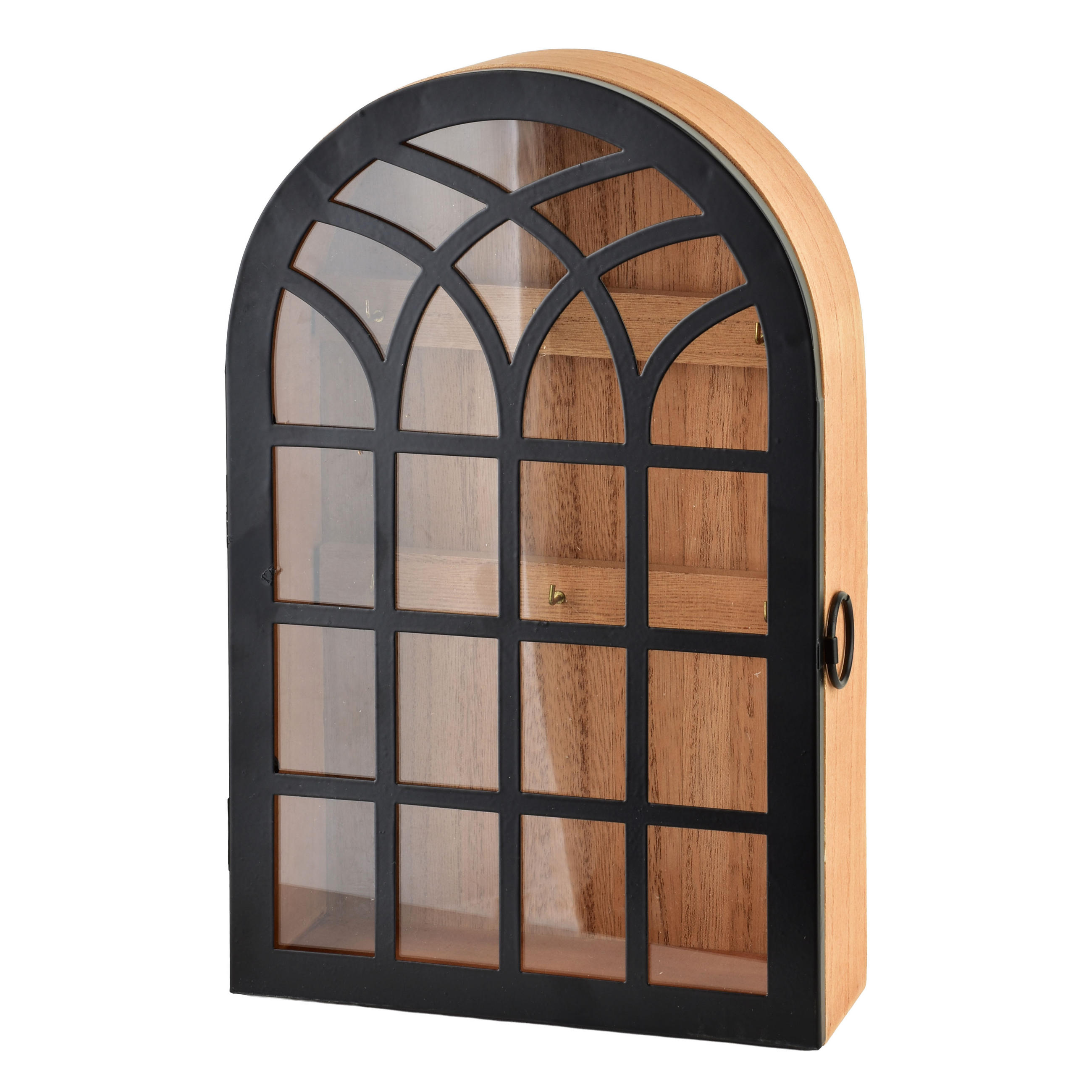 SCHLÜSSELKASTEN Stacy Schwarz 30x19x6,5 cm Holz - Schwarz, Holz (6.5/19/30cm) - Mondex