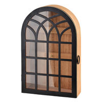 SCHLÜSSELKASTEN Stacy Schwarz 30x19x6,5 cm Holz - Schwarz, Holz (6.5/19/30cm) - Mondex