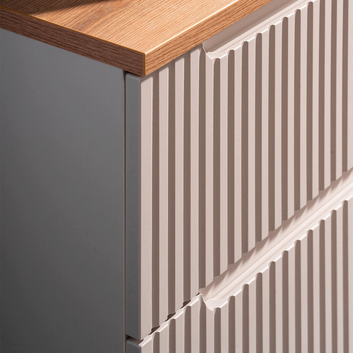 DONJI ELEMENT ZA UMIVAONIK 120.4cm Riva Kašmir - boje kašmira, drvni materijal (120.4/59/40cm) - Petits-meubles