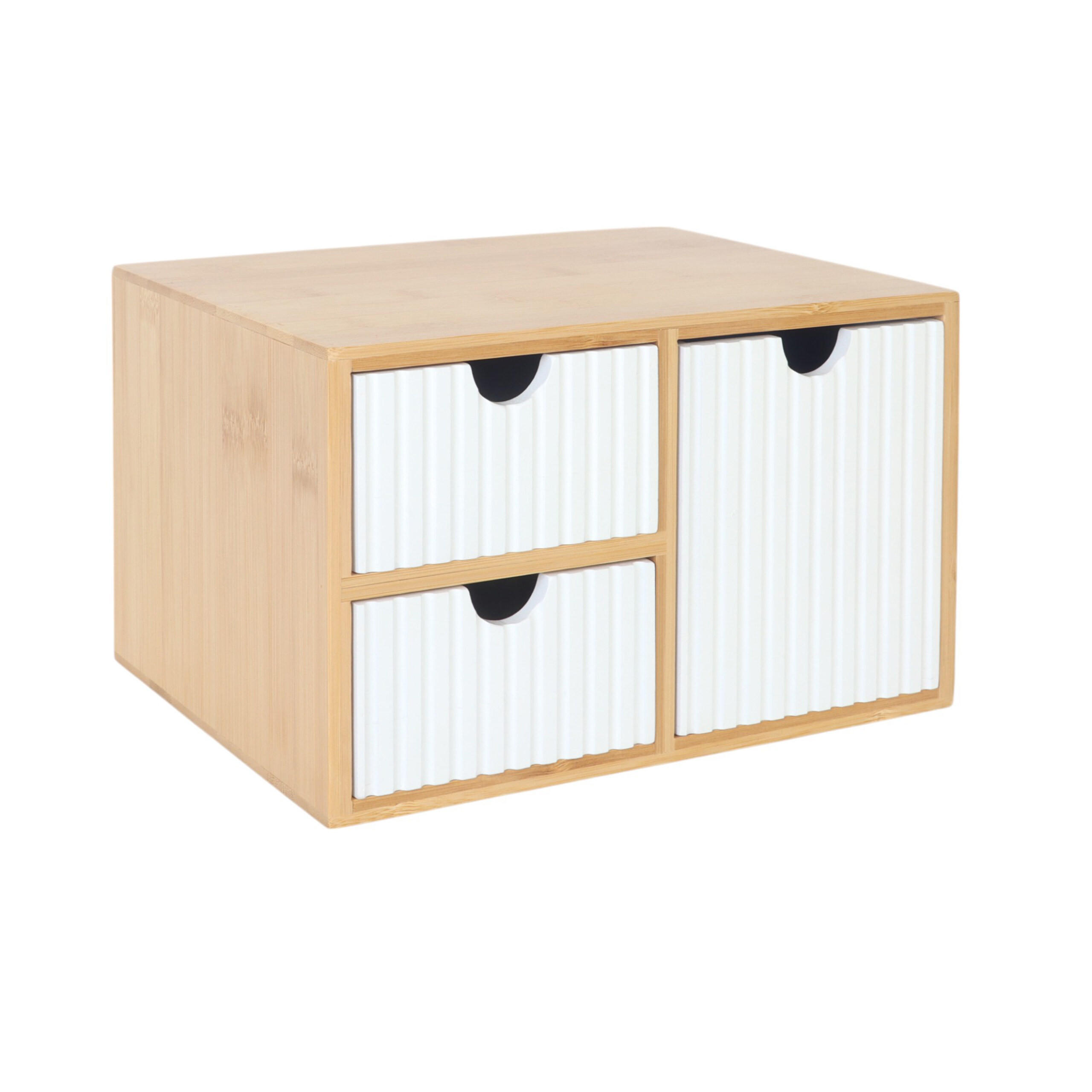 SCHUBLADENBOX - Multicolor, Holz/Holzwerkstoff (20/25/15cm) - Relaxdays