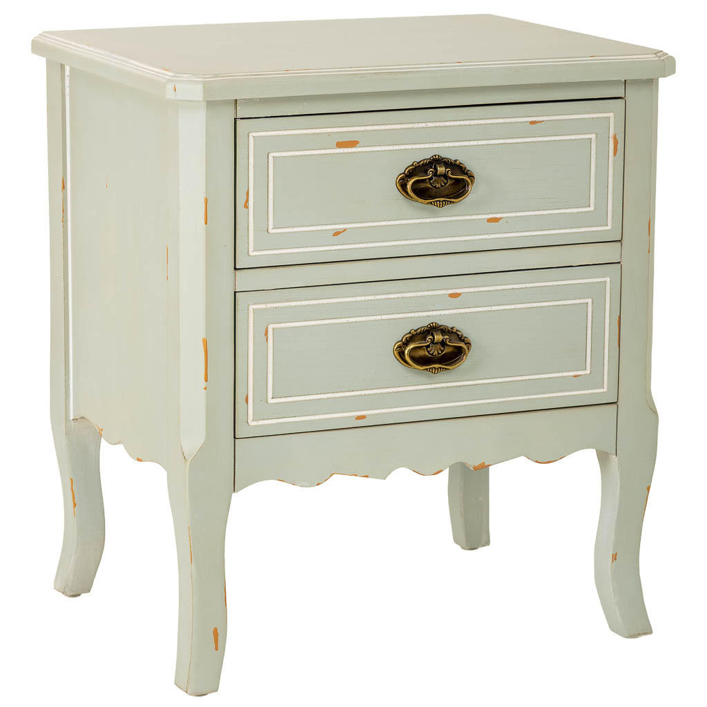 NACHTTISCH aus Holz, 50x38x55cm - Weiß, Holz (50/55/38cm) - Wanderlust