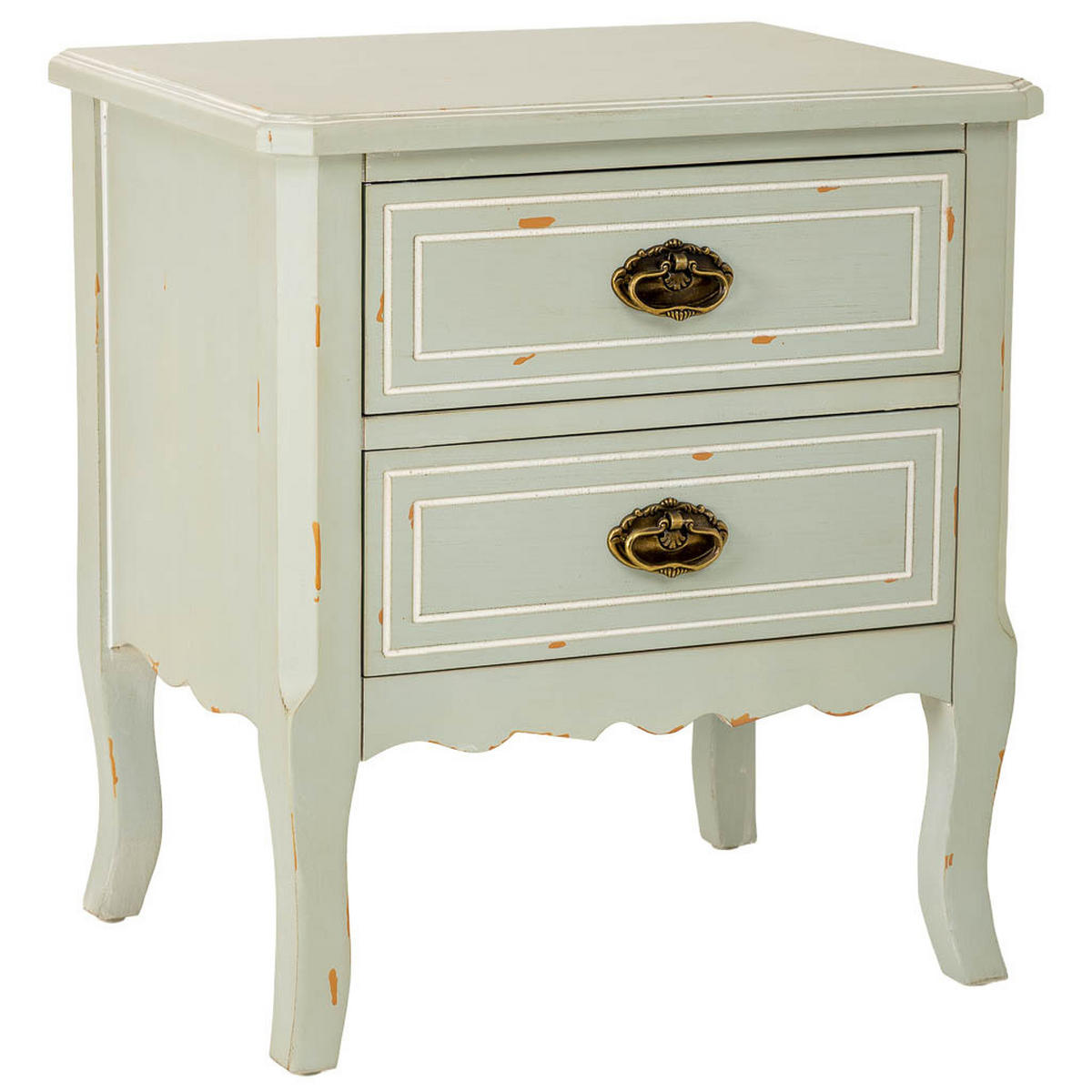 NACHTTISCH aus Holz, 50x38x55cm - Weiß, Holz (50/55/38cm) - Wanderlust