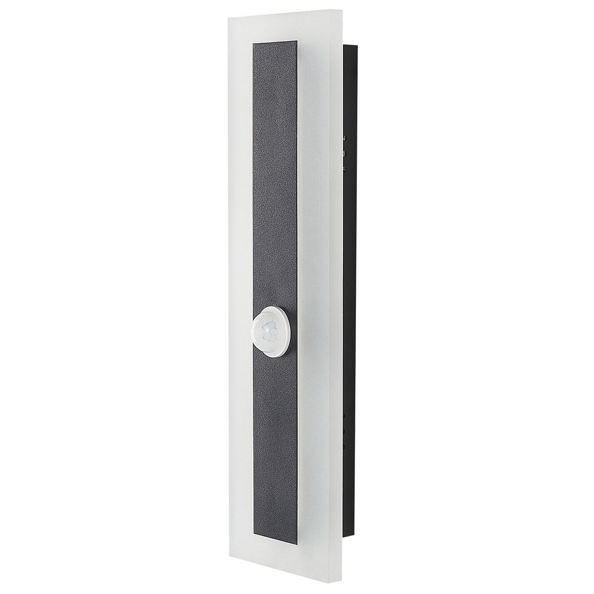 AUSSENWANDLEUCHTE Savane 4/9/30 cm - Schwarz, Metall (9/30/4cm) - Beliani