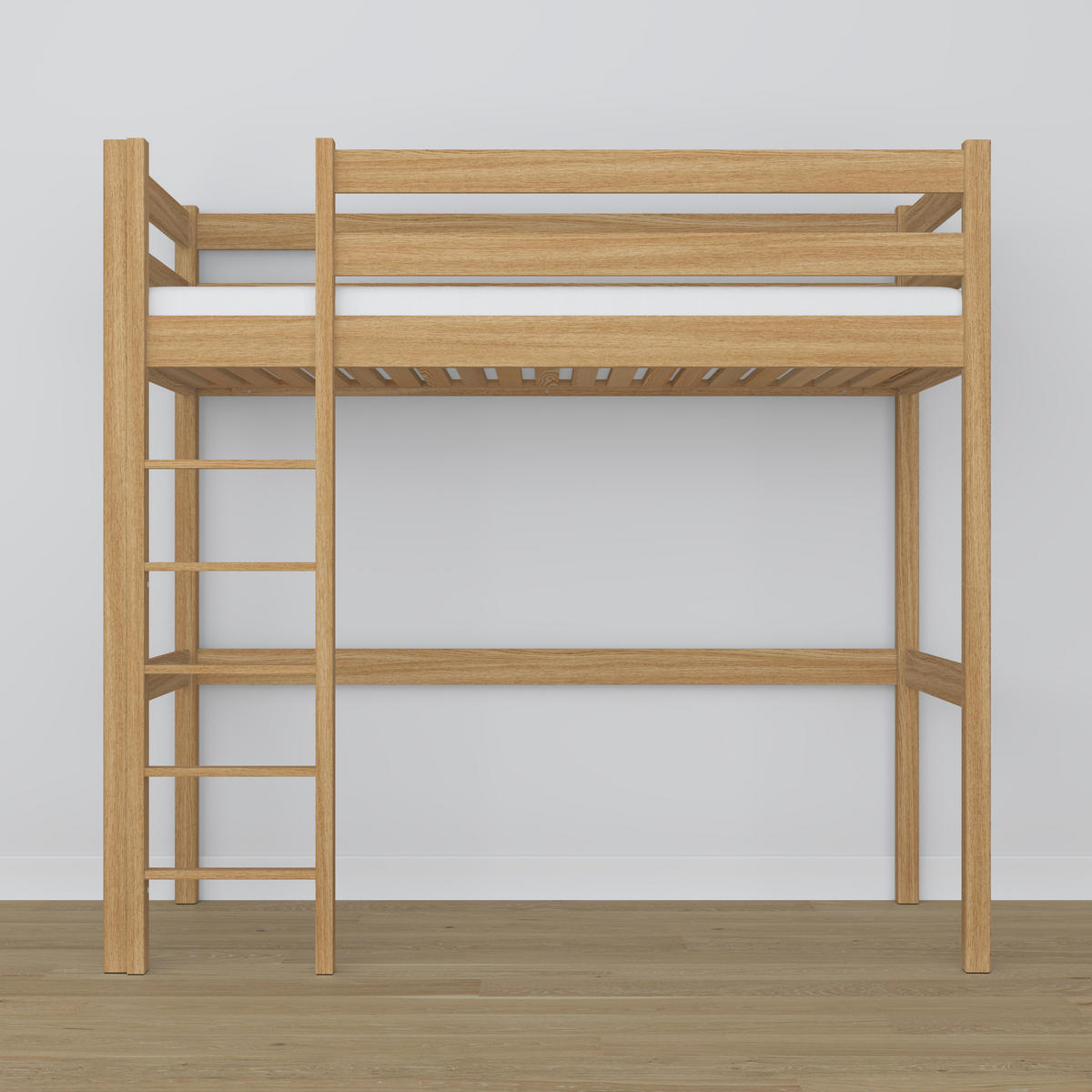 HOCHBETT N05 Eiche Natur 90/190 - Eiche Artisan, Naturmaterialien/Holz (90/190cm) - N-Wood