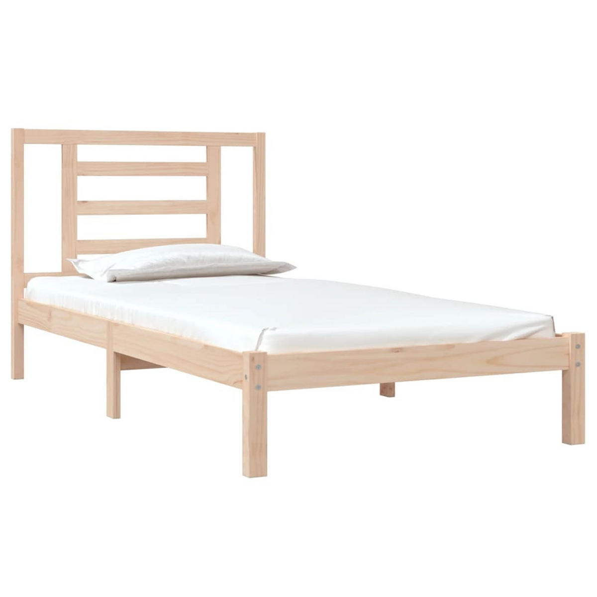 BETT Neames 95.5/195.5 cm - Braun, Holz (90/190cm) - Nettlife