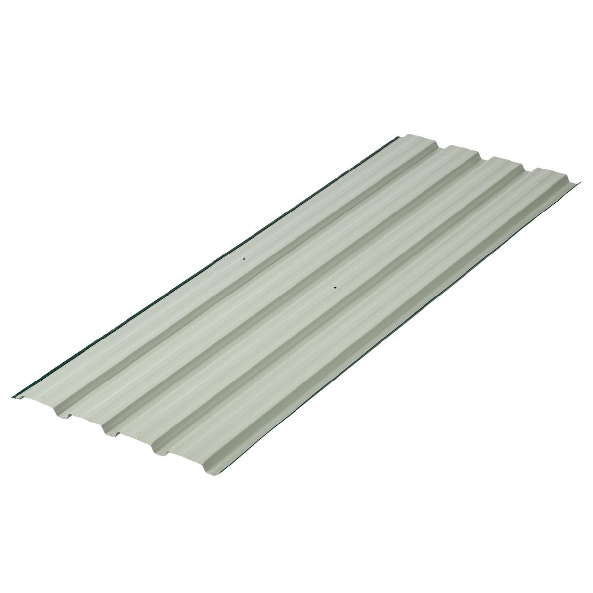 GERÄTEHAUS Grün wasserdicht verzinkter Stahl 129/45/0.03 cm 12er-Set - Grün, Metall (129/45cm) - PANGIVO