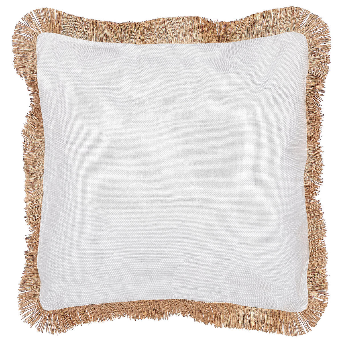 DEKOKISSEN 2er-Set Beige 45/7 cm Agrimony - Beige, Textil (45/7cm) - Beliani