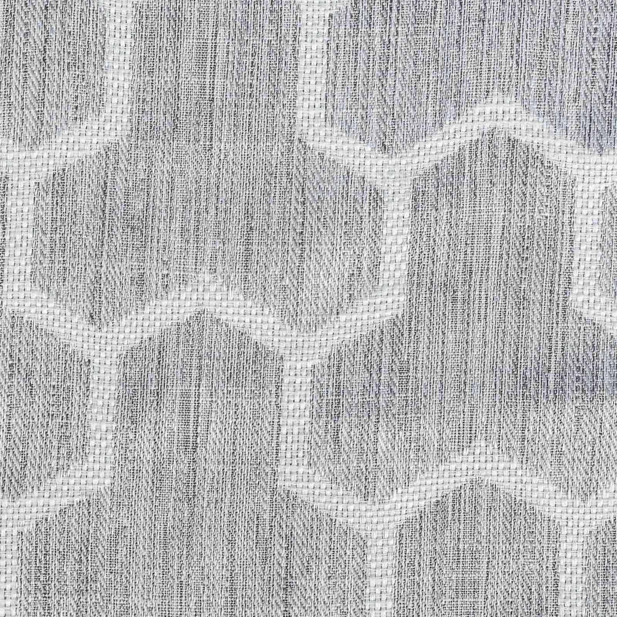 VERDUNKELUNGSVORHÄNGE geometrisch mit Thermo-Funktion, Ösen 117/137 cm - Grau, Textil (117/137cm) - Homescapes