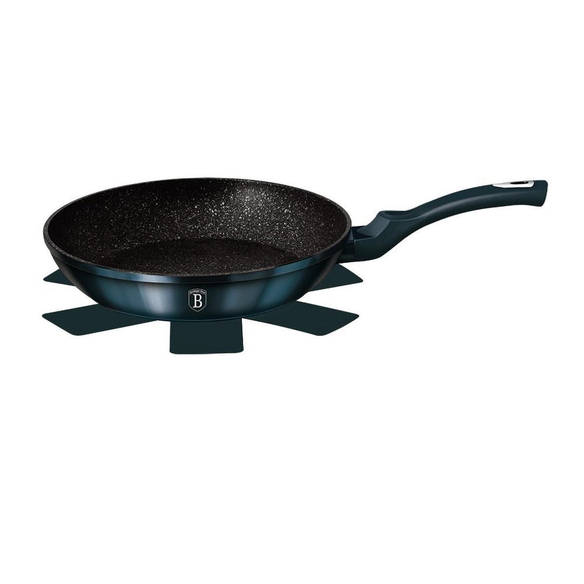 PFANNE Grün 24/24/4.5 cm BH1871 - Grün, Metall (24cm) - Berlinger Haus