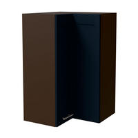 ECKHÄNGESCHRANK Oslo W14/60 Lava / Indigo Matt 60 / 60 / 96cm - Dunkelgrau/Dunkelblau, Holz/Holzwerkstoff (60/96/60cm) - Feldmann-Wohnen